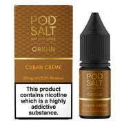 Pod Salt - Cuban Creme 10ml - Vapour Central